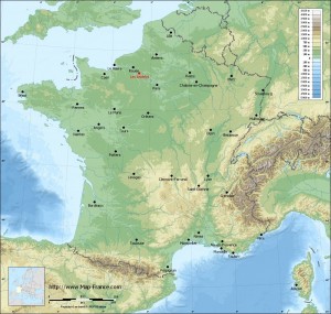 france-map-relief-big-cities-Les Andelys
